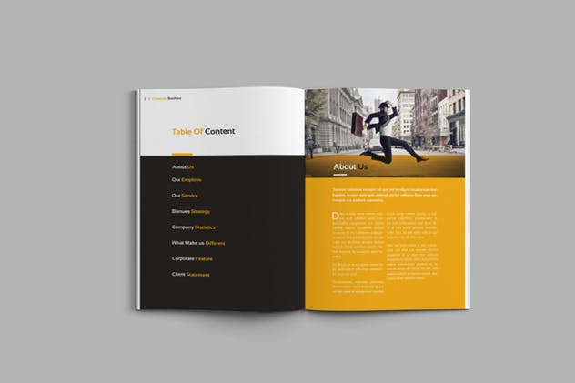 18页企业品牌形象宣传画册设计INDD模板 Pachira – Corporate Brochure Template插图(4)