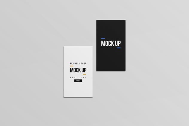 等距平铺企业名片设计样机模板 Business Card Mock Up插图(11)