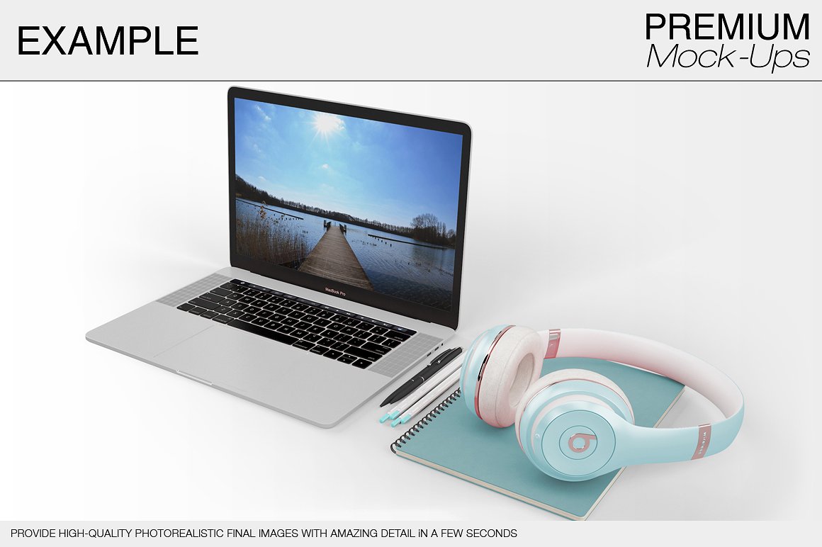 苹果MacBook Pro笔记本电脑样机展示模型mockups插图(8)