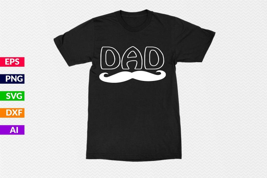 300件爸爸主题印花T恤设计样机套装插图(2)