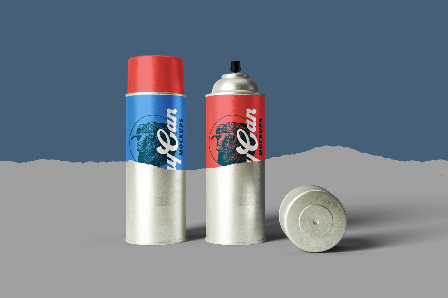 液压喷雾罐外观设计样机模板 Spray Can Mockups插图(7)
