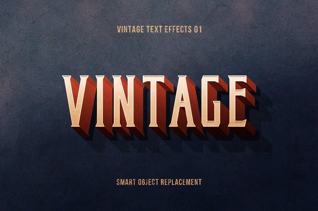 复刻电影加州梦风格文本图层样式 Retrica: Vintage Text Effects Pack插图(1)