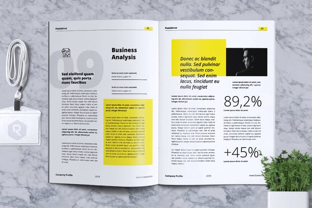 24页公司简介宣传册画册设计模板 FOXIEKNOT – Company Profile Brochure插图(11)