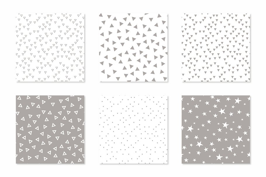 零散图形无缝图案纹理 Scattered Seamless Patterns插图(2)