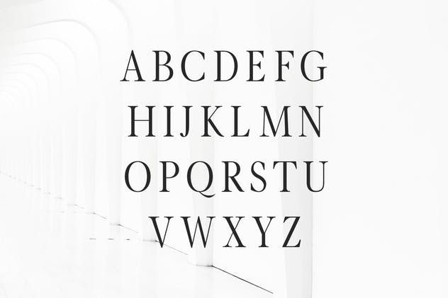 现代极简衬线字体家族 Glamour Luxury Serif Font Family插图(1)