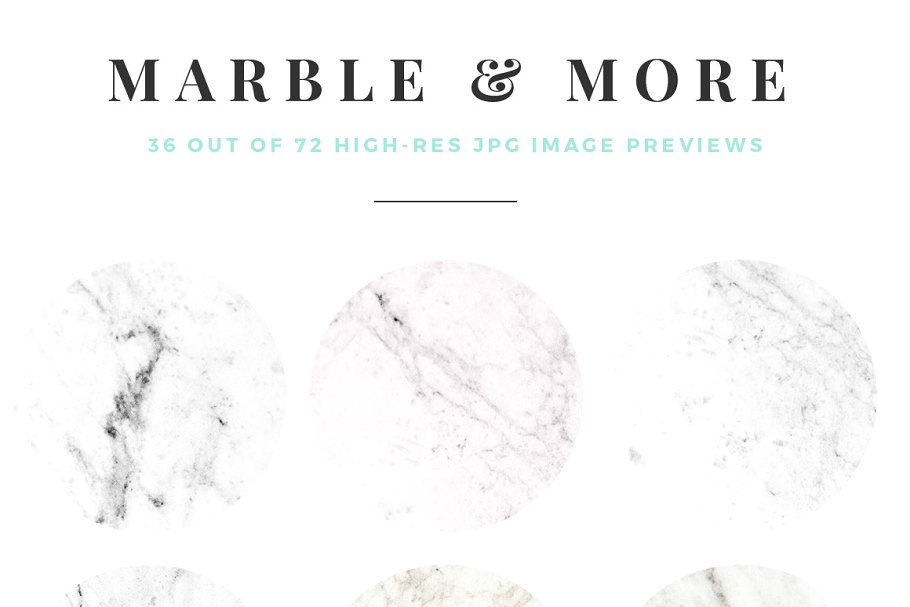 大理石&烫金锡纸纹理 Marble & More Backgrounds插图(1)