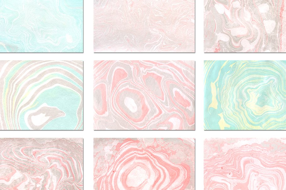 25款淡雅风大理石纹理合集 25 Gentle Marble Textures插图(1)