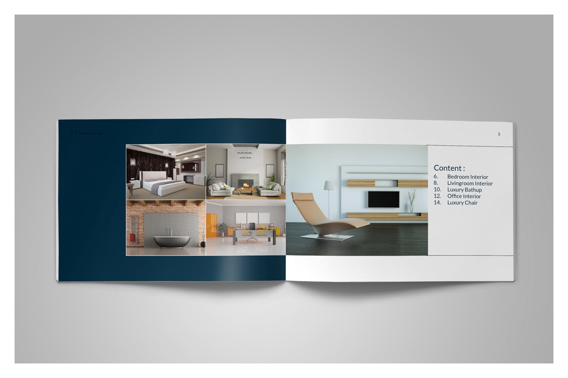 简约设计风格产品目录画册设计模板 Simple Brochure Catalog插图(6)