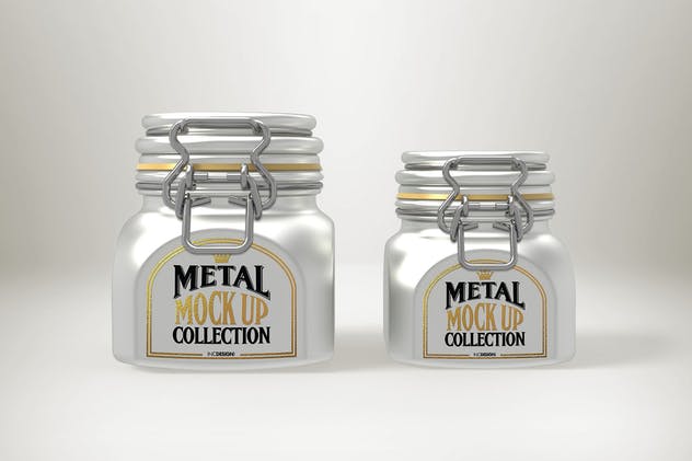 食品饮料金属容器罐子罐头样机vol.3 Vol. 3 Metal Can Mockup Collection插图(9)