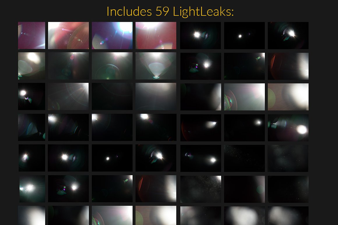 照片漏光特效模板 Sunlight-Captured Light Leaks插图(2)
