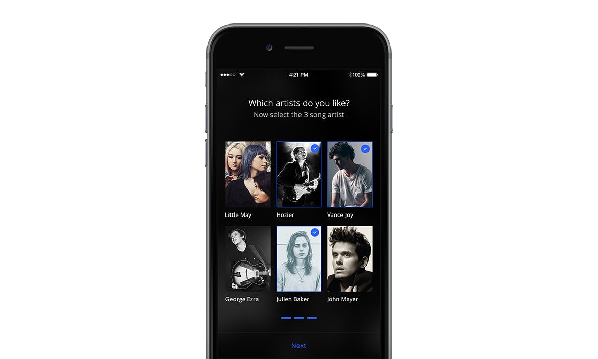 在线音乐听歌APP应用UI设计套件 Beat Music App UI Kit插图(1)