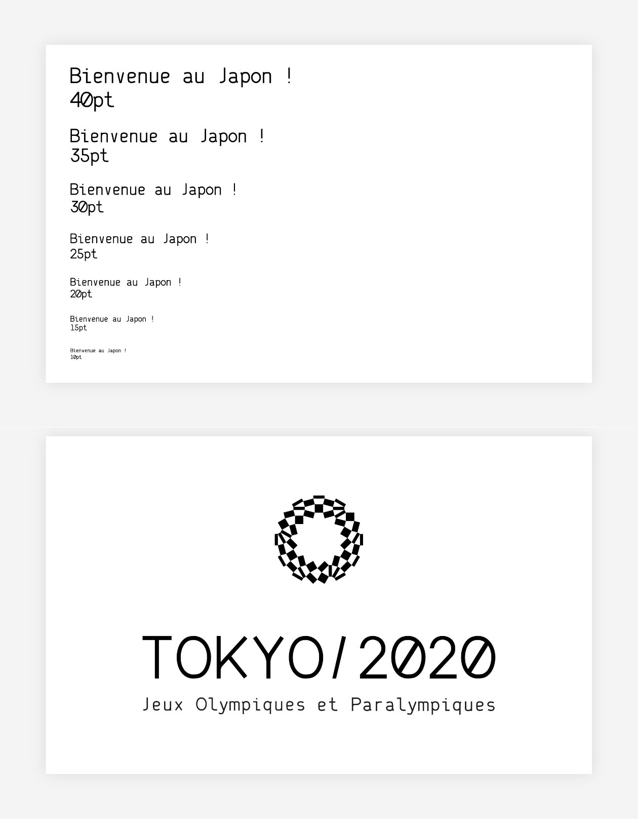灵感自成田国际机场新Logo的英文无衬线等宽字体 Narita Typeface插图(2)