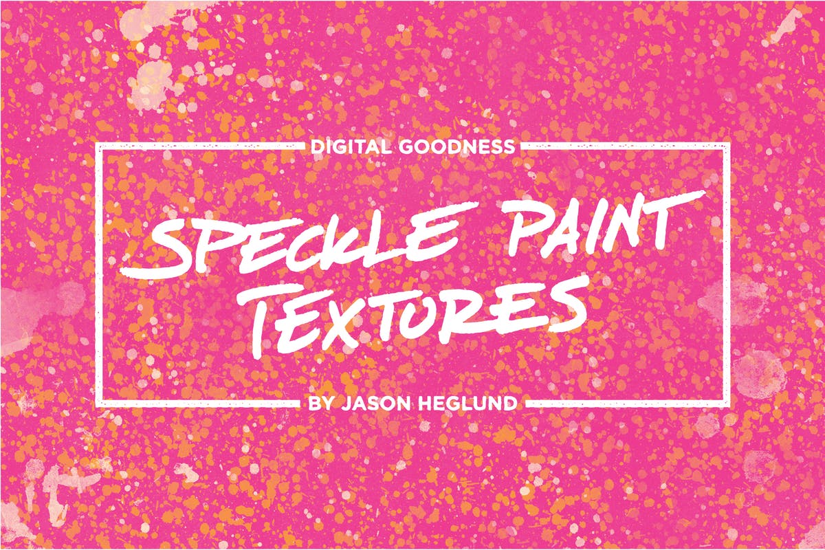 水彩油漆斑点飞溅背景纹理 Speckle Paint Textures插图