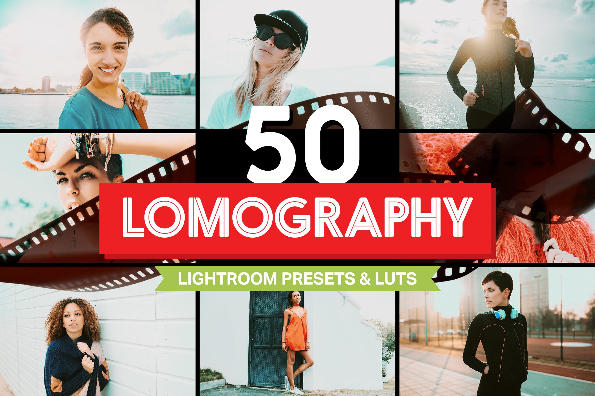 50种Lomo风格照片效果处理LR预设&LUT下载 50 Lomography Lightroom Presets & LUTs插图
