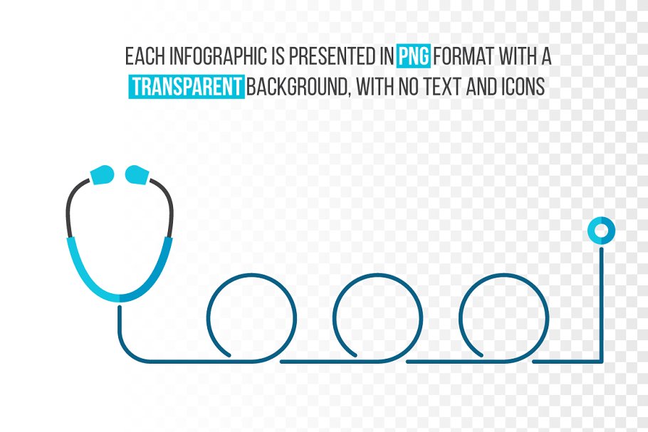医疗保健主题信息图表类型幻灯片设计素材 Medical infographics插图(2)
