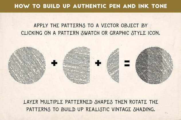 古典雕刻图案线条AI笔刷 Vintage Engraved Patterns插图(4)
