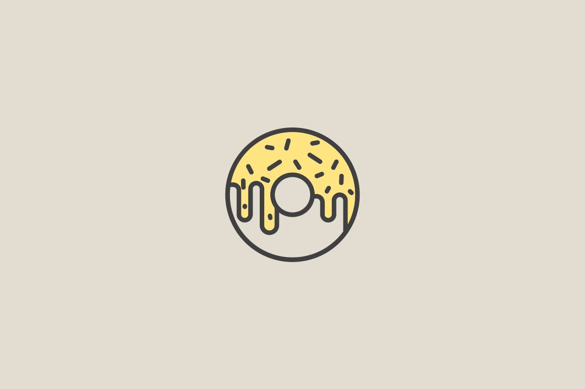 15枚甜甜圈矢量图标 15 Doughtnut Icons插图(3)