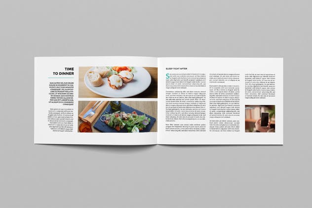 横向规格企业画册&产品目录设计模板 Landscape Magazine插图(12)