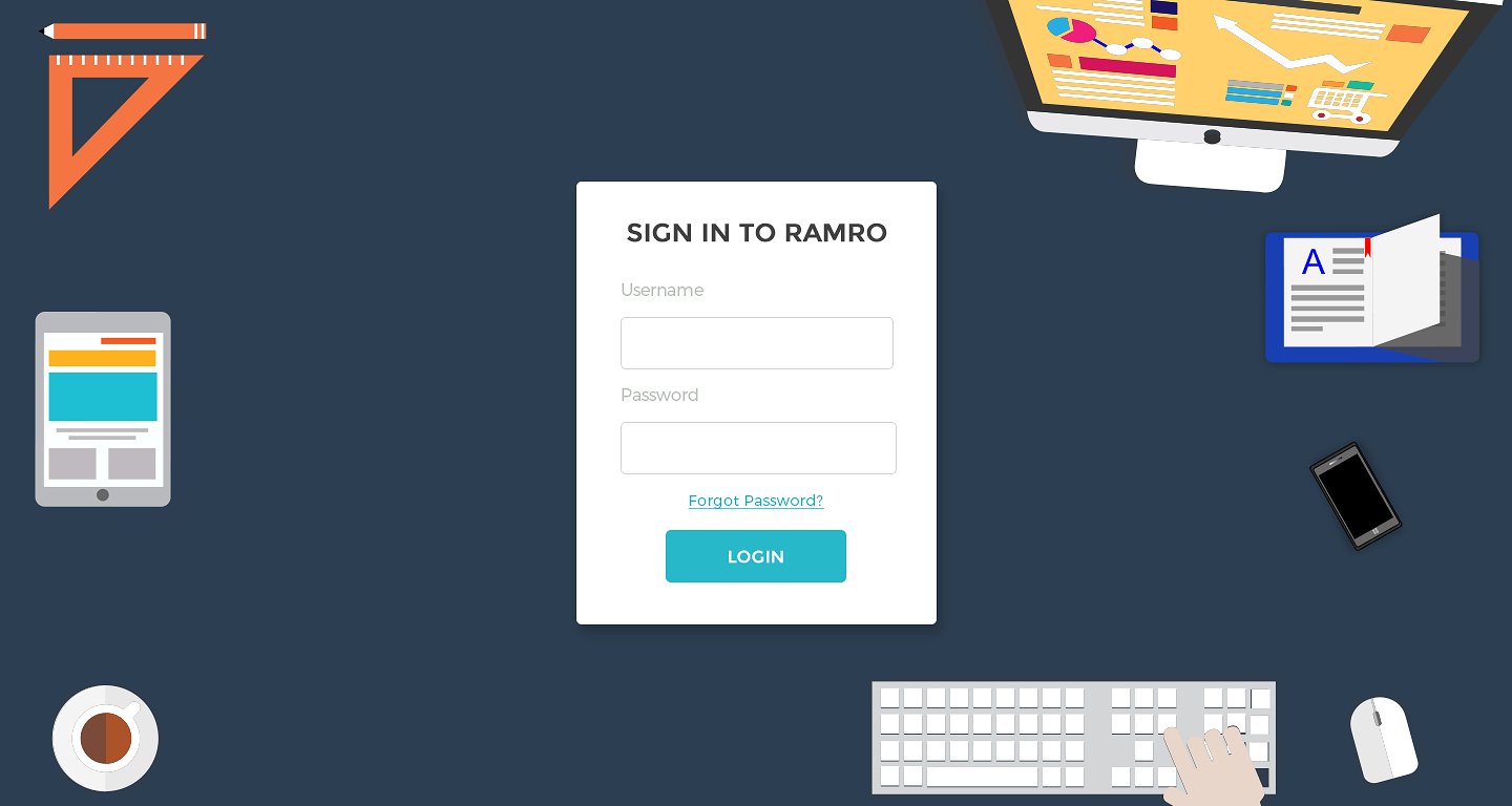 网站注册登录界面模板 Ramro Web UI Kit – Login/Signups插图(5)