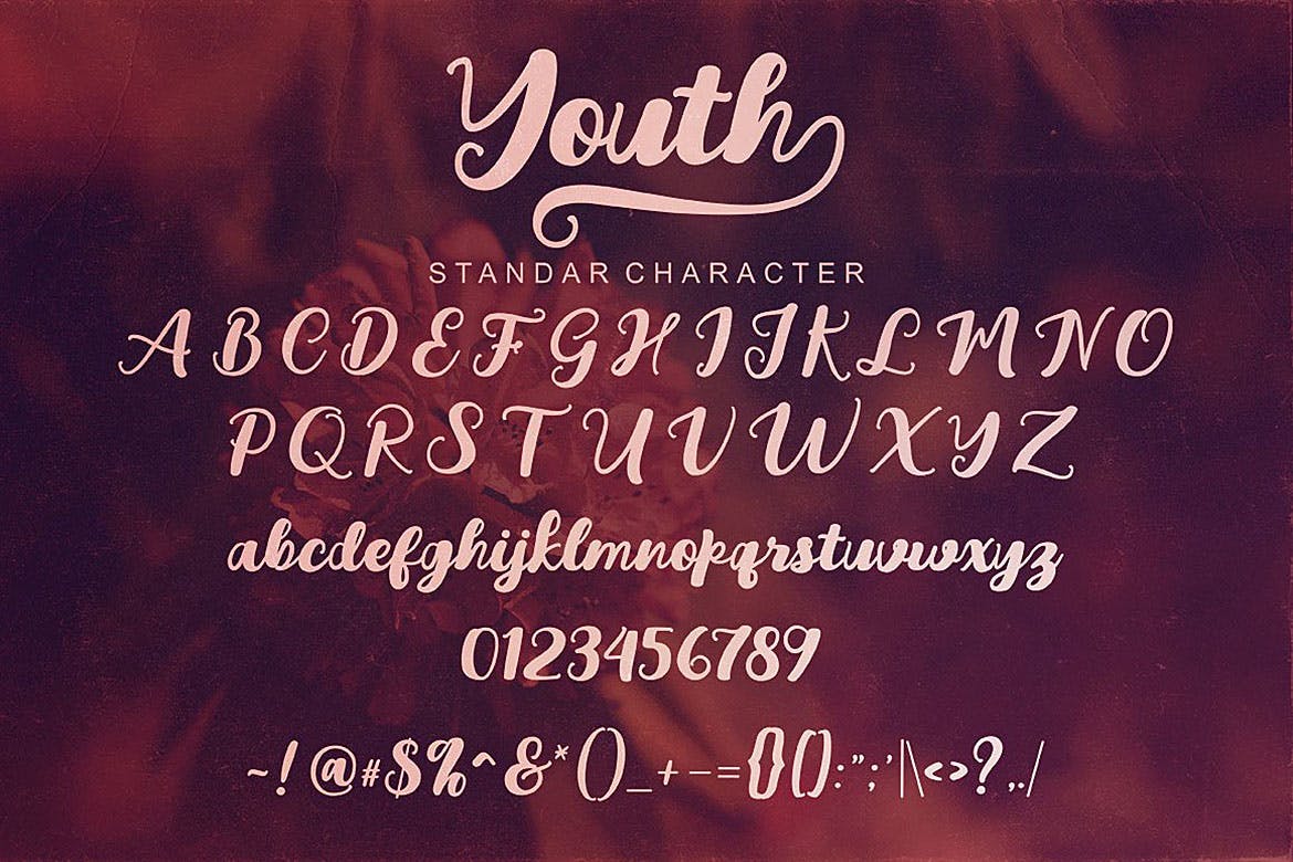 创意英文书法粗体字体下载 Youth Script Font插图(1)