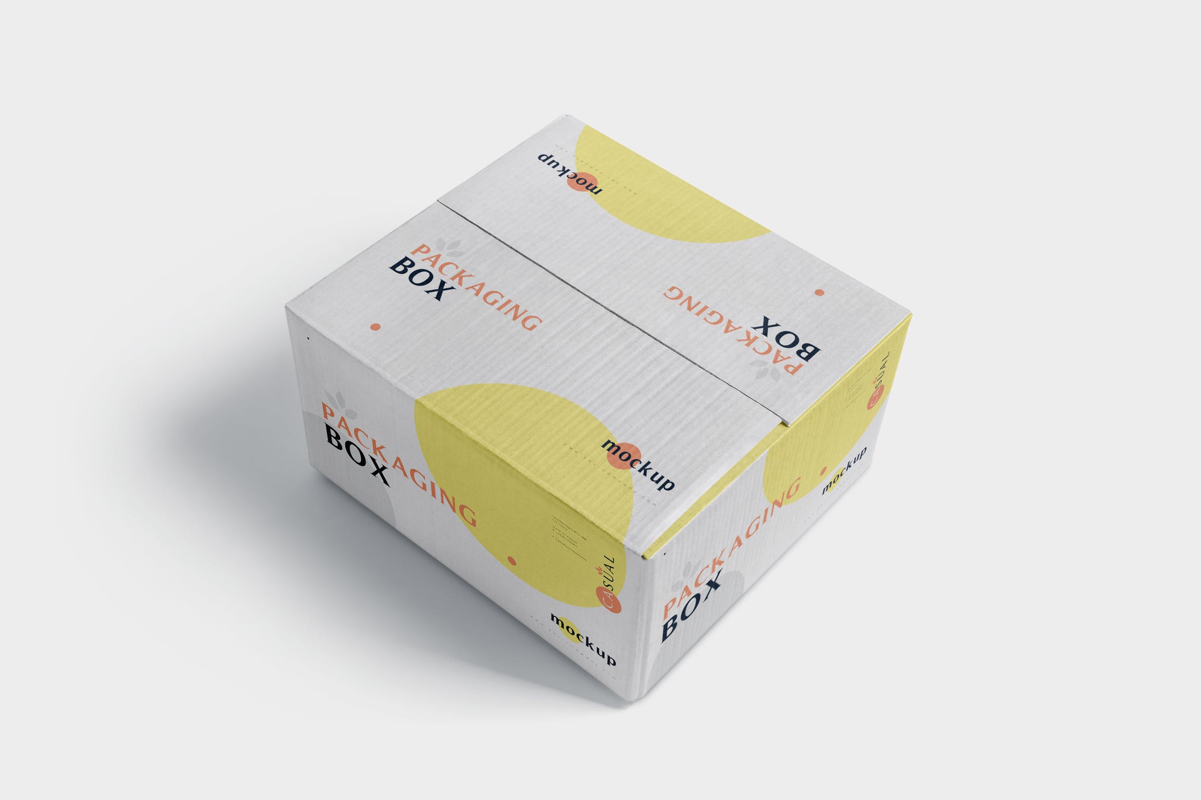 品牌定制包装箱物流快递包装箱外观设计样机 5 Packaging Box Mockups插图