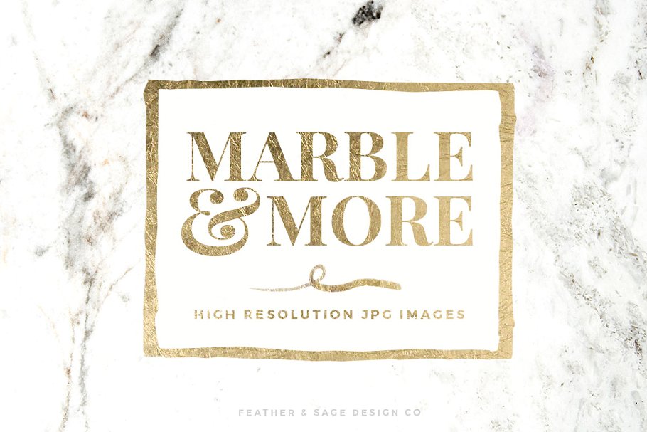 大理石&烫金锡纸纹理 Marble & More Backgrounds插图
