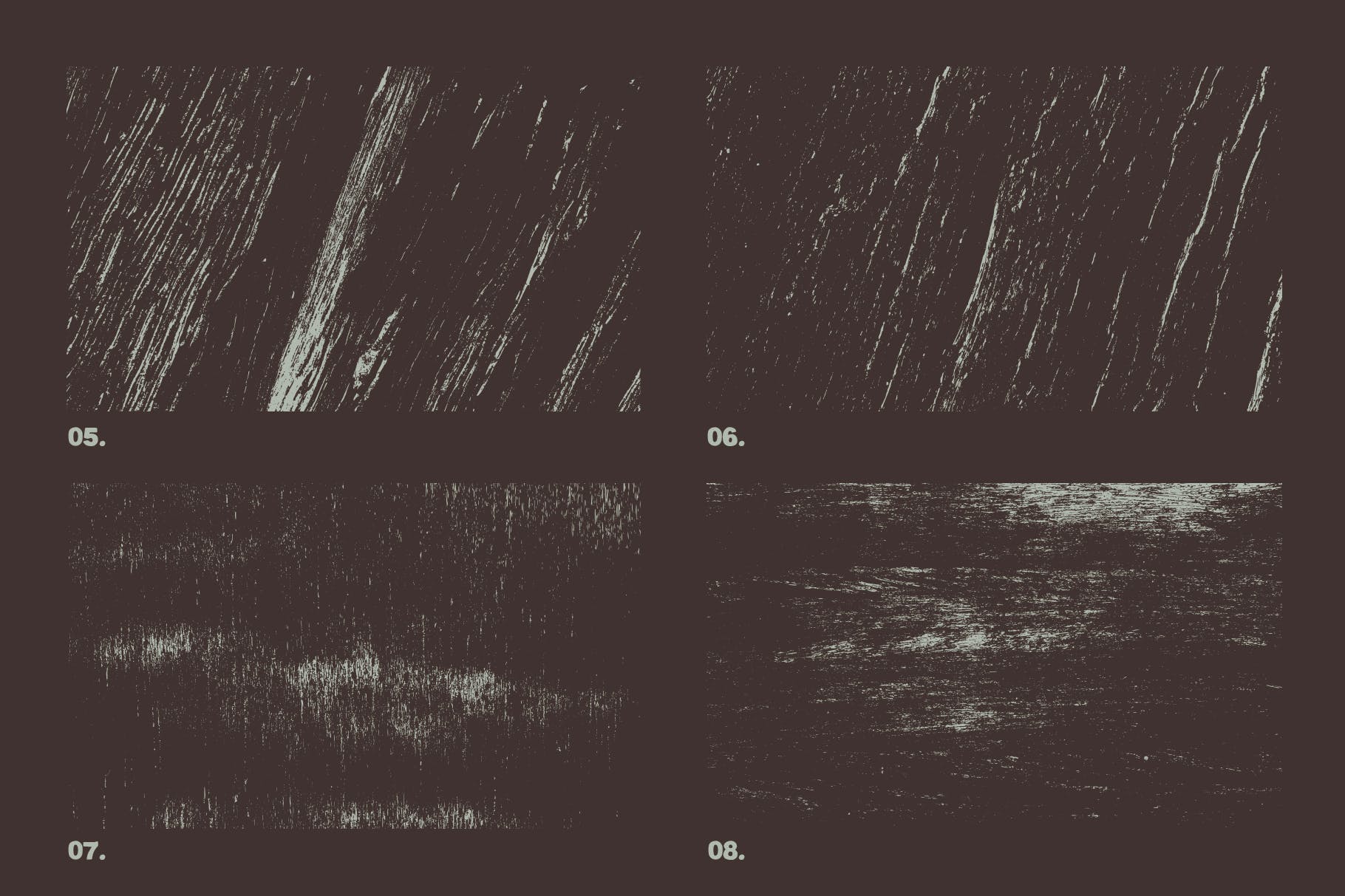 12个实木木纹矢量纹理背景素材 Vector Grunge Wood Textures x12插图(2)