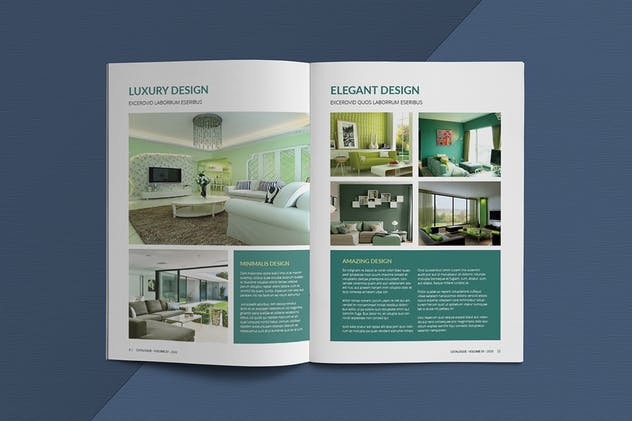 现代室内设计服务手册模板 Interior Catalogue Template插图(4)