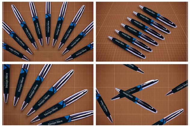 钢笔盒包装样机模板v5 Pen Box Mock Up V.5插图(3)