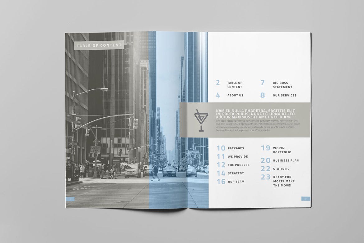 高端创意设计/广告服务公司画册设计模板v2 Corporate Brochure Vol.2插图(1)