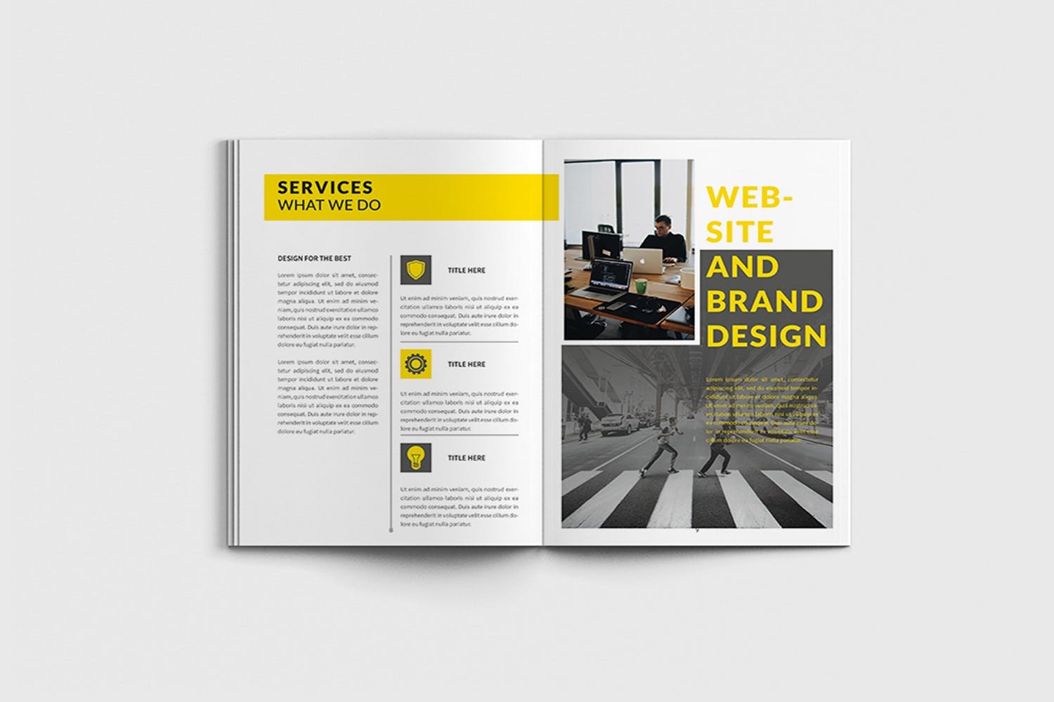 网站规划书/解决方案设计模板 Webvice – A4 Web Proposal Template插图(4)