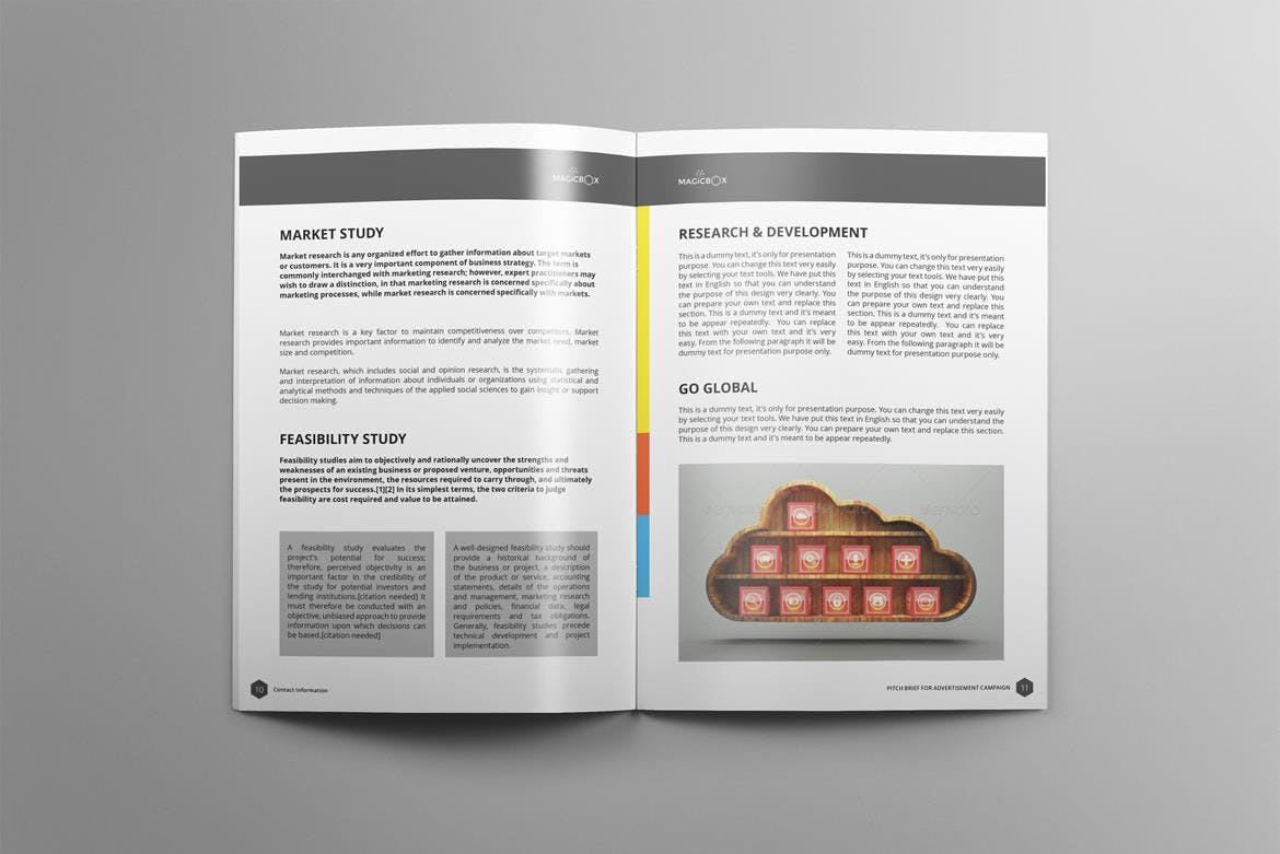 适用于企业画册/营销计划书设计模板 Proposal插图(5)