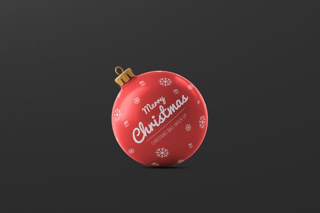 圣诞球样机展示模板 Christmas Ball Mockup插图(9)