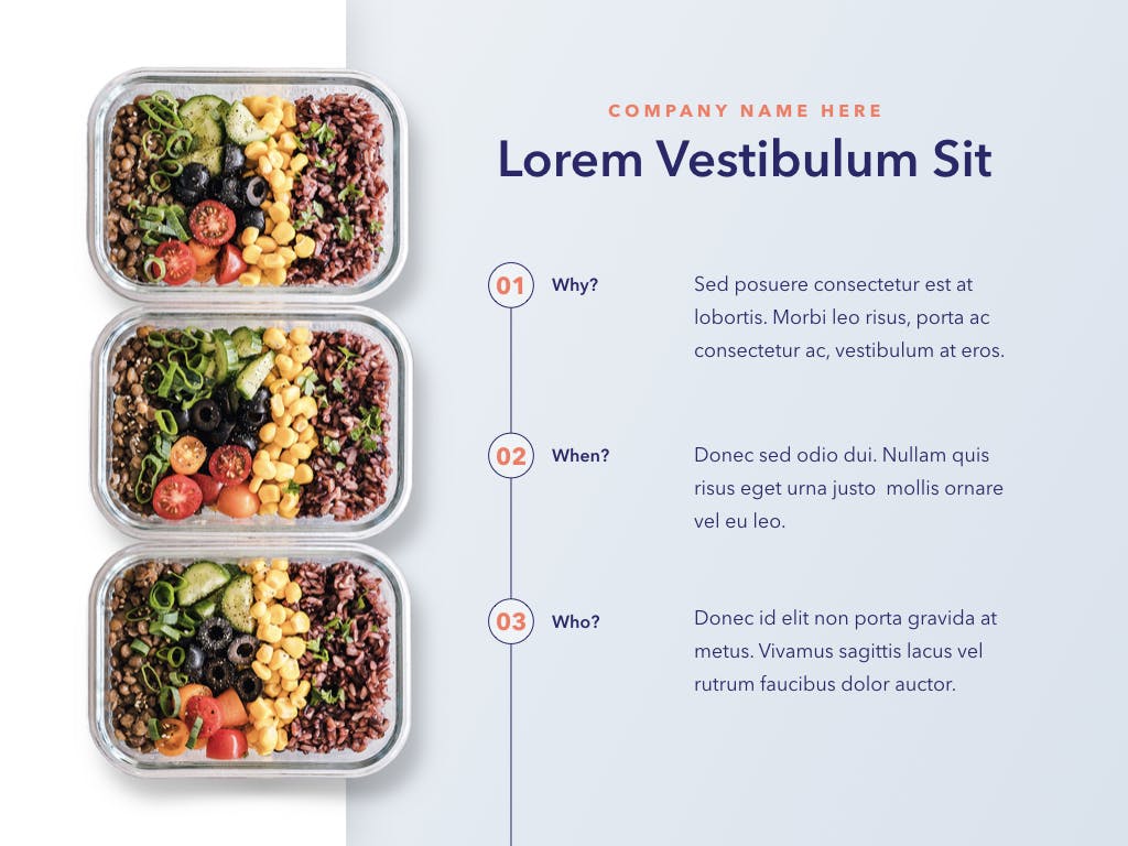 营养与健康饮食主题PPT幻灯片模板 Nutritious PowerPoint Template插图(3)