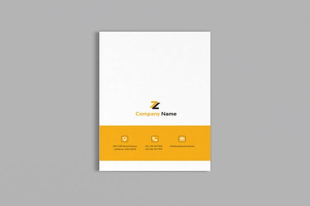 18页企业品牌形象宣传画册设计INDD模板 Pachira – Corporate Brochure Template插图(2)