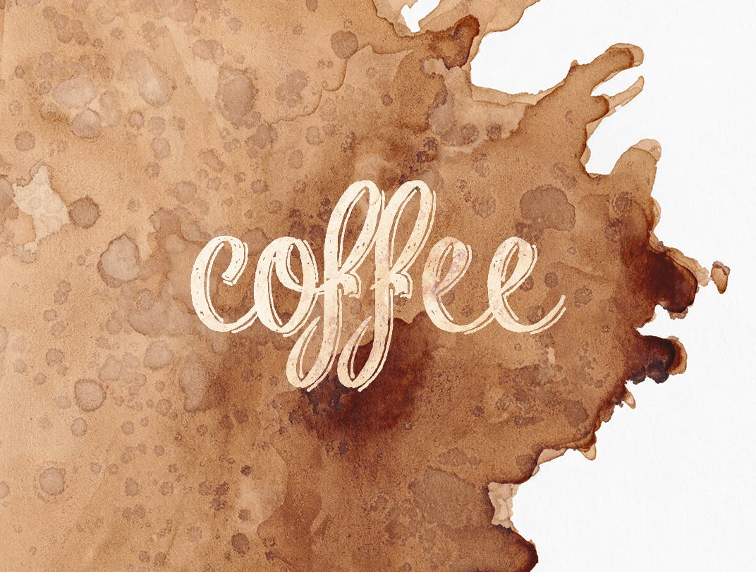 咖啡色水彩咖啡污迹肌理纹理背景素材 Watercolors Coffee Backgrounds插图(13)
