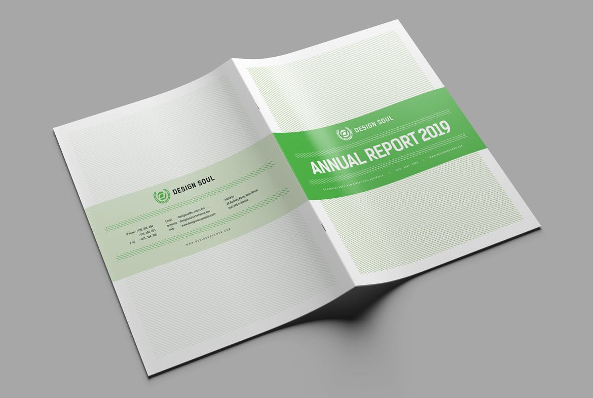 2019-2020企业年度报告/年报INDD设计模板 Annual Report插图(15)