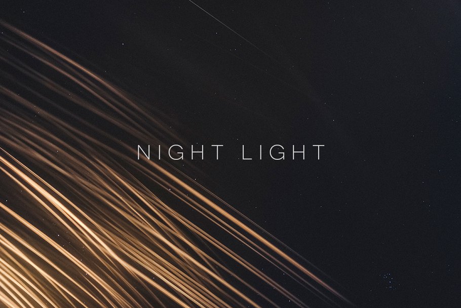 彩色抽象光线条纹纹理背景 Night Light插图(7)