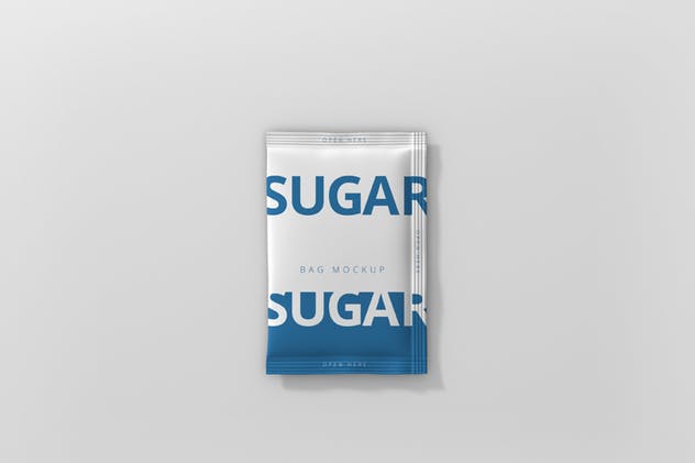 矩形糖袋/盐袋食品包装样机 Salt / Sugar Bag Mockup – Rectangle插图(7)