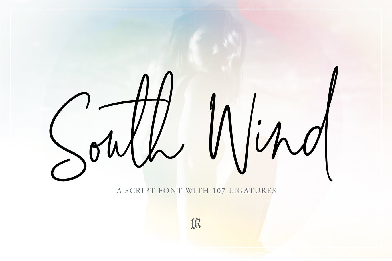 英文现代钢笔书法字体下载 South Wind Font插图