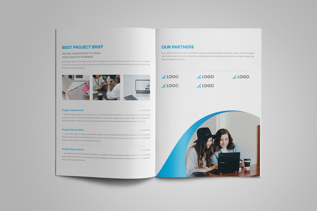 创意极简主义业务宣传手册设计插图(7)