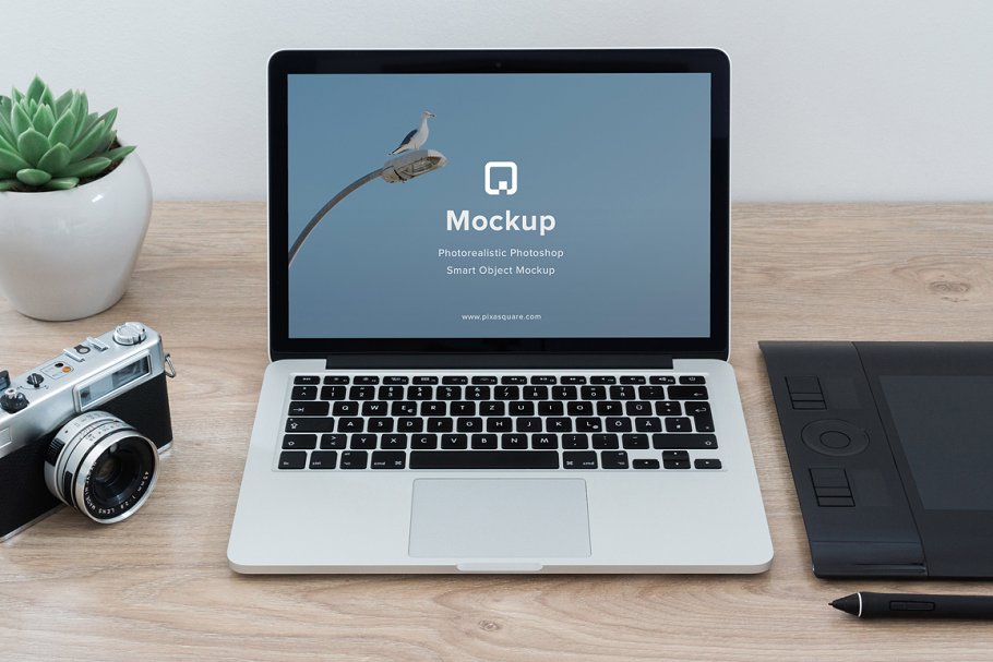 12款苹果笔记本&平板样机模板 Mockup Pack – 12 PSDs插图(3)
