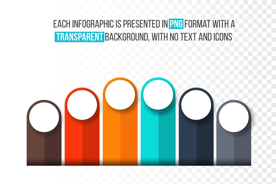 信息图表幻灯片设计元素 Fresh powerpoint infographics插图(1)
