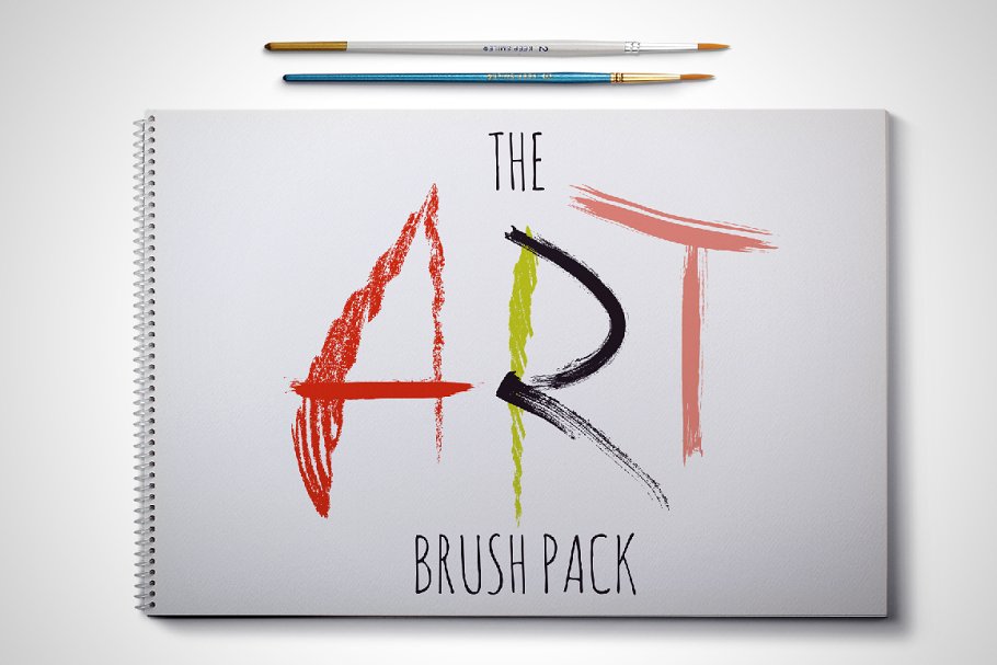 手绘艺术AI画笔笔刷 Art Brush Pack for Illustrator插图
