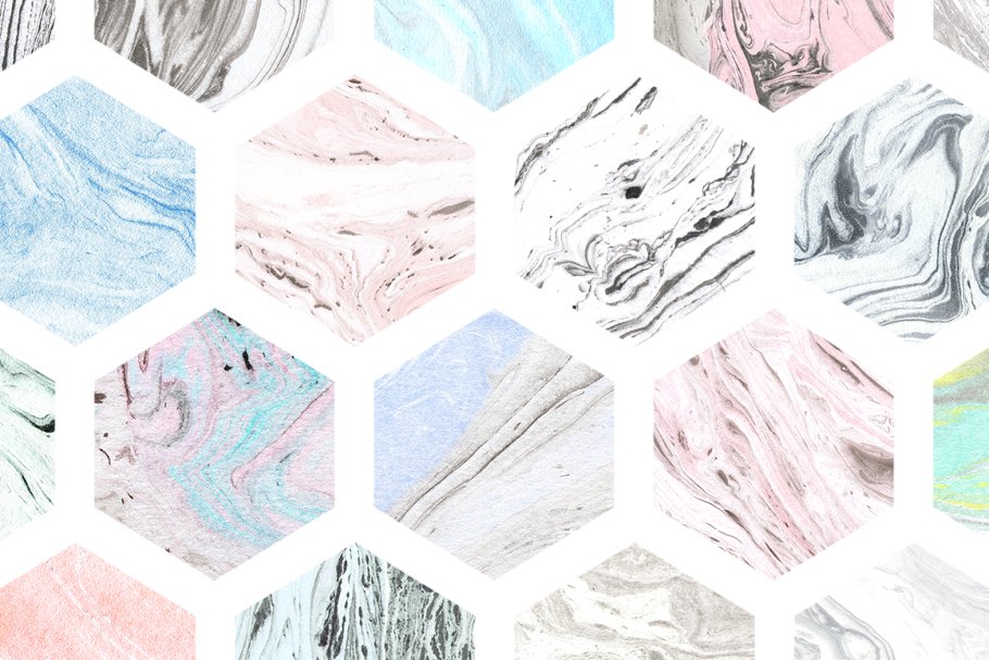 65款高分辨率大理石纹理合集[1.52GB] Marble Paper Textures插图(2)