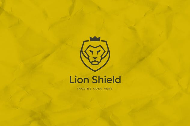 狮子盾牌电子竞技徽标设计模板 Lion Shield Logo Template插图(2)