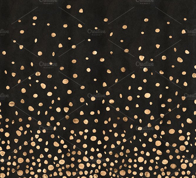 玫瑰金现代圆点金箔图案纹理 Rose Gold Mod Dot Foil Patterns插图(3)