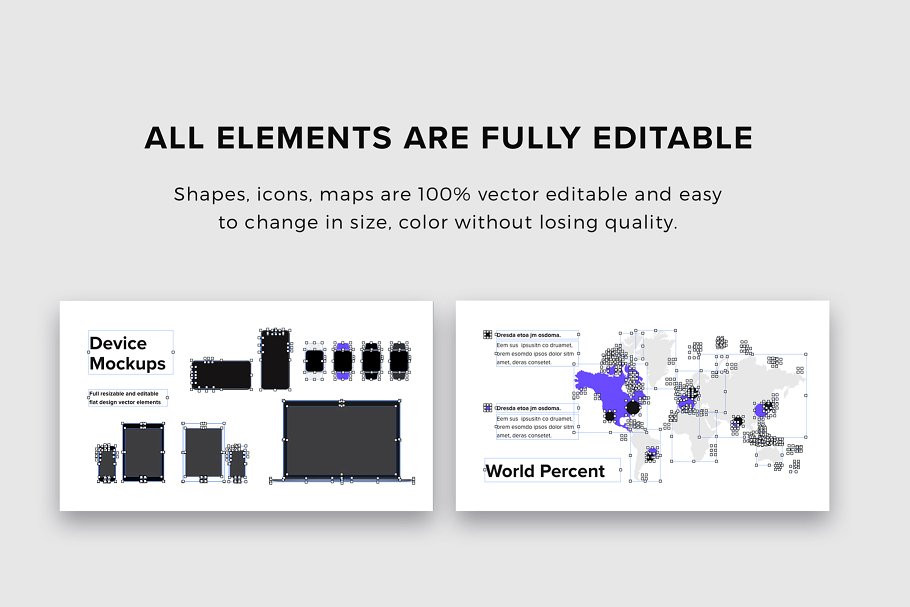初创企业互联网项目演示谷歌幻灯片模板 VIGO – Google Slides Template +Bonus插图(3)
