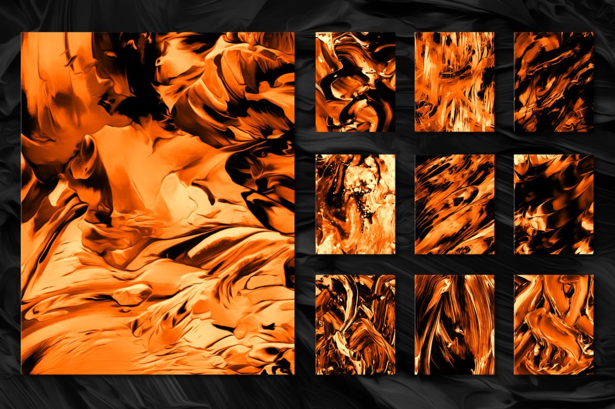 创意抽象纹理系列：100个高分辨率抽象流体绘画 Flow, Vol. 1插图(8)
