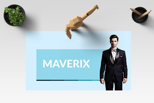 行业咨询代理服务企业适用PPT幻灯片模板下载 MAVERIX Powerpoint Template插图(1)